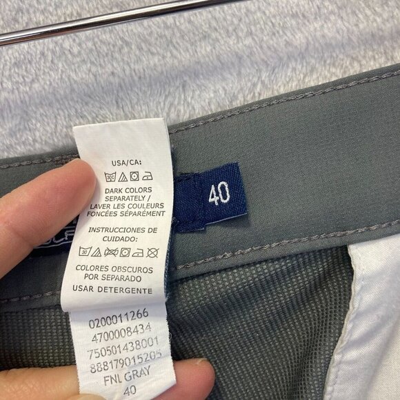 Chaps Ralph Lauren 78 Golf Cargo Shorts Mens Size 40 Gray Pockets Sport Flat - Picture 6 of 14